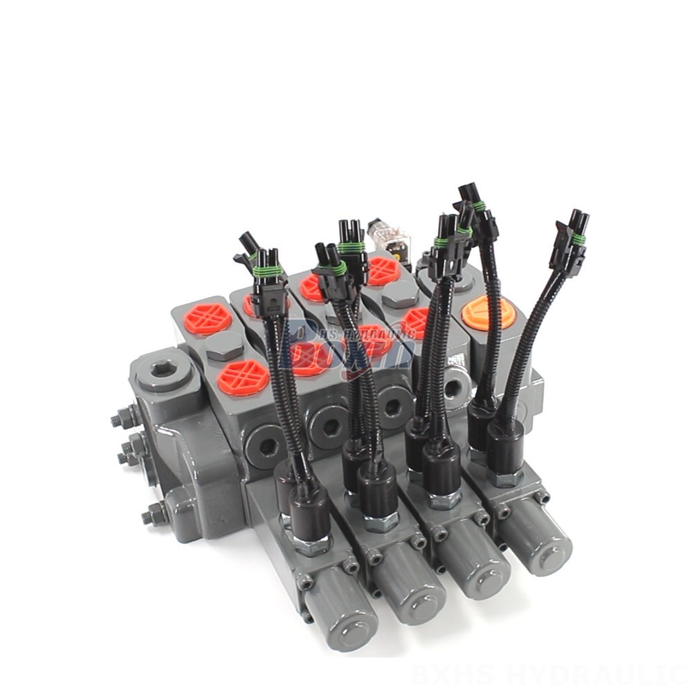 HSDLS180 Electric Unloading Valve: 4-Spool Sectional Directional Valve main image